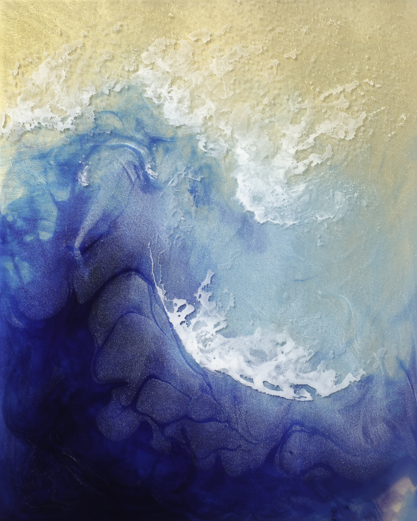 1440x1800 Deep Blue Ocean Collection I Sally Mills - Blue Ocean Painting