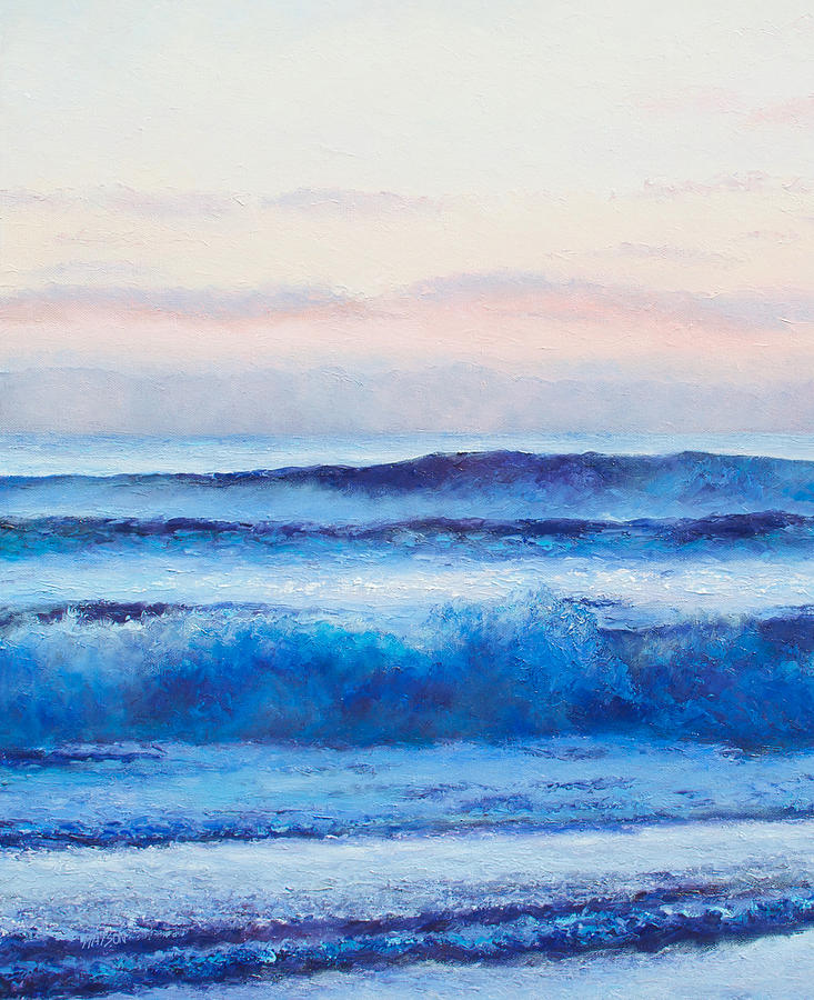 733x900 Ocean Painting - Blue Ocean Painting