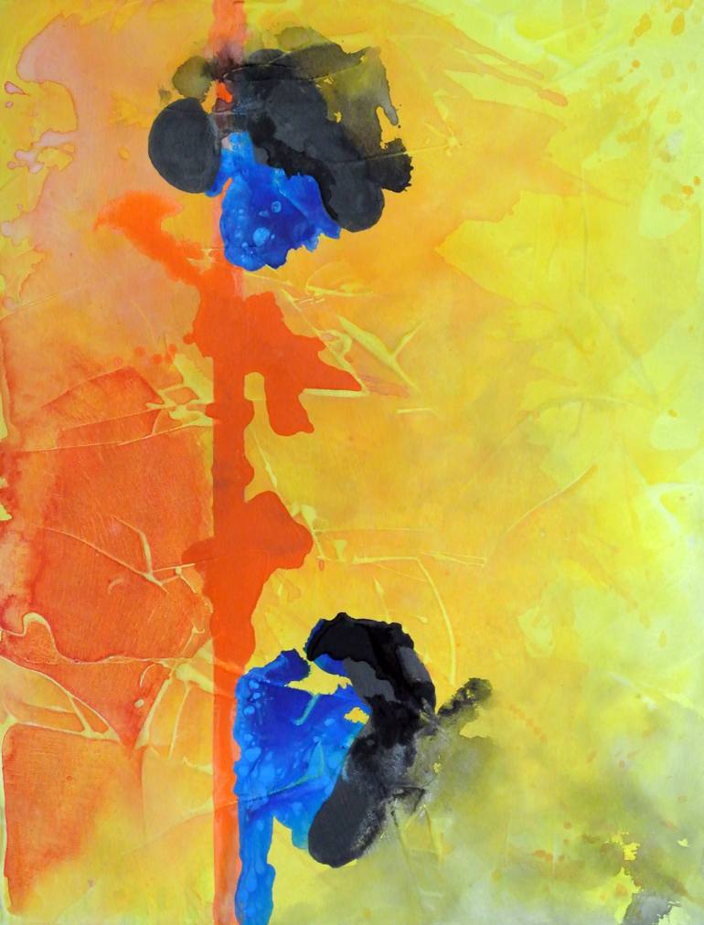 770x1012 Saatchi Art Blue Orchid Ii Painting By Ethan Narro - Blue Orchid Painting