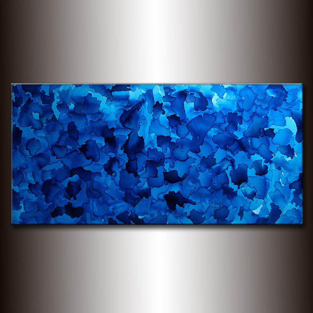 1000x1000 Paintings For Sale Original Large Blue Abstract Painting Modern - Blue Painting
