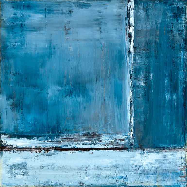 770x770 Abstract Art In Blue Sue Ennis Blue Abstract Art - Blue Painting Abstract
