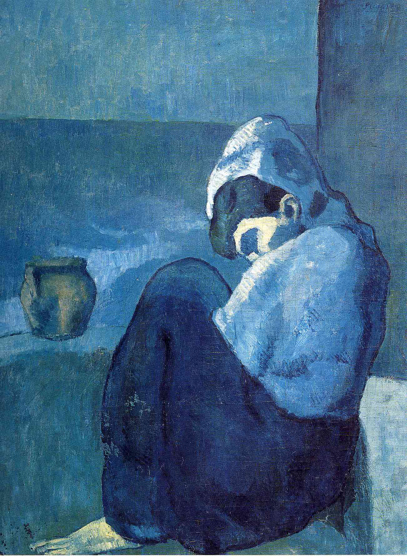 1302x1776 Picasso - Blue Period Painting