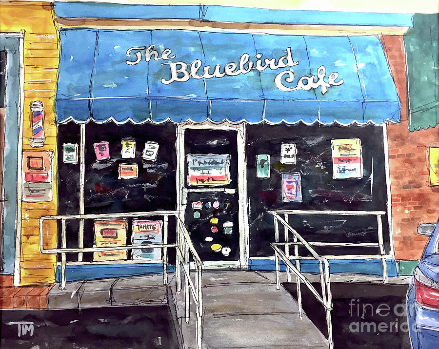 900x716 Blue Plate Special Painting By Tim Ross - Blue Plate Special Painting