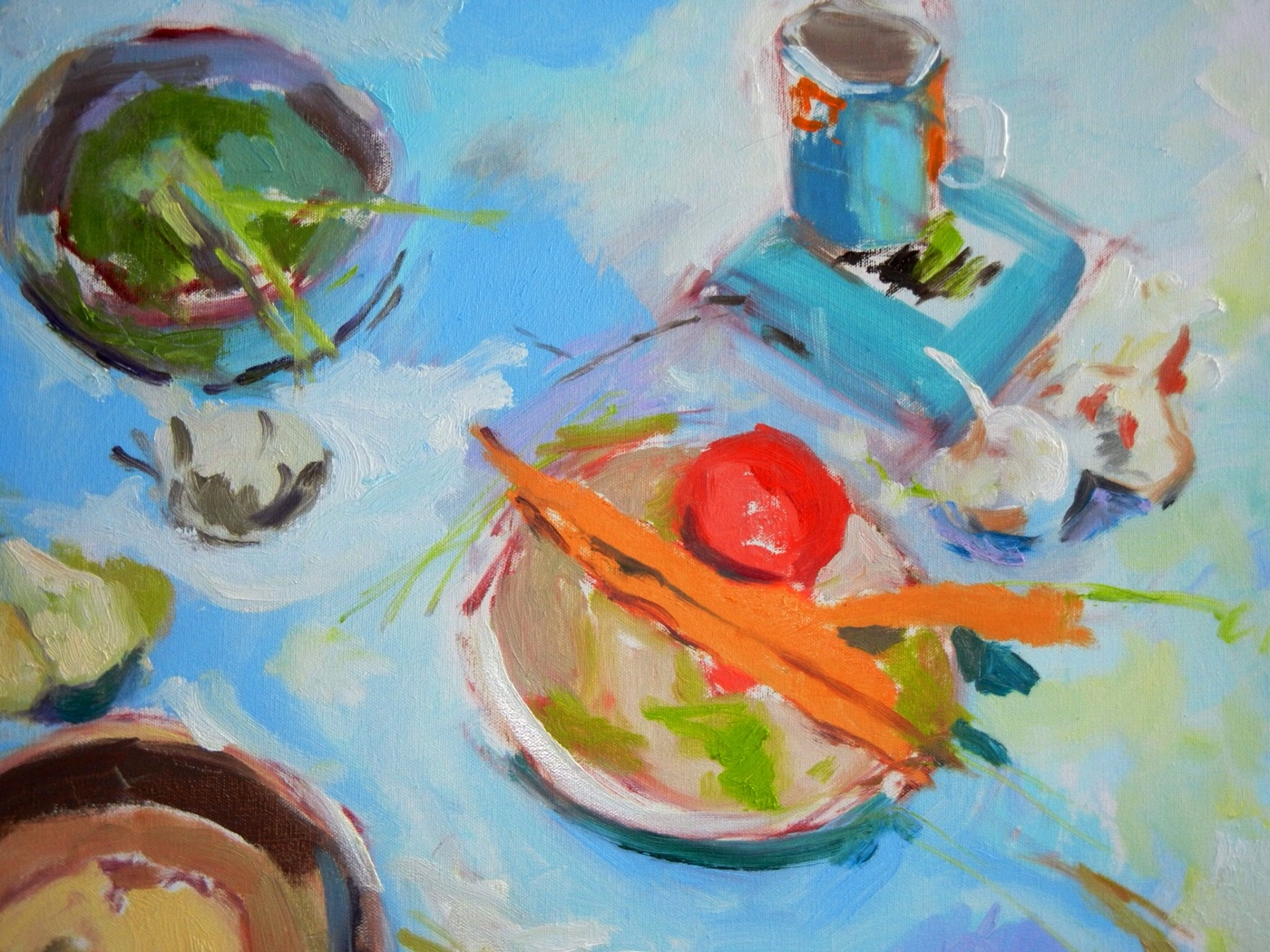 1400x1050 Blue Plate Special - Blue Plate Special Painting