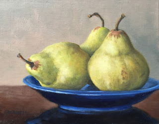 320x250 Artblog Of Pennsylvania Artist Claire Beadon Carnell - Blue Plate Special Painting