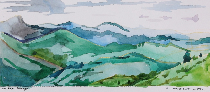 800x350 Primal Marks Asheville Trip - Blue Ridge Mountains Painting