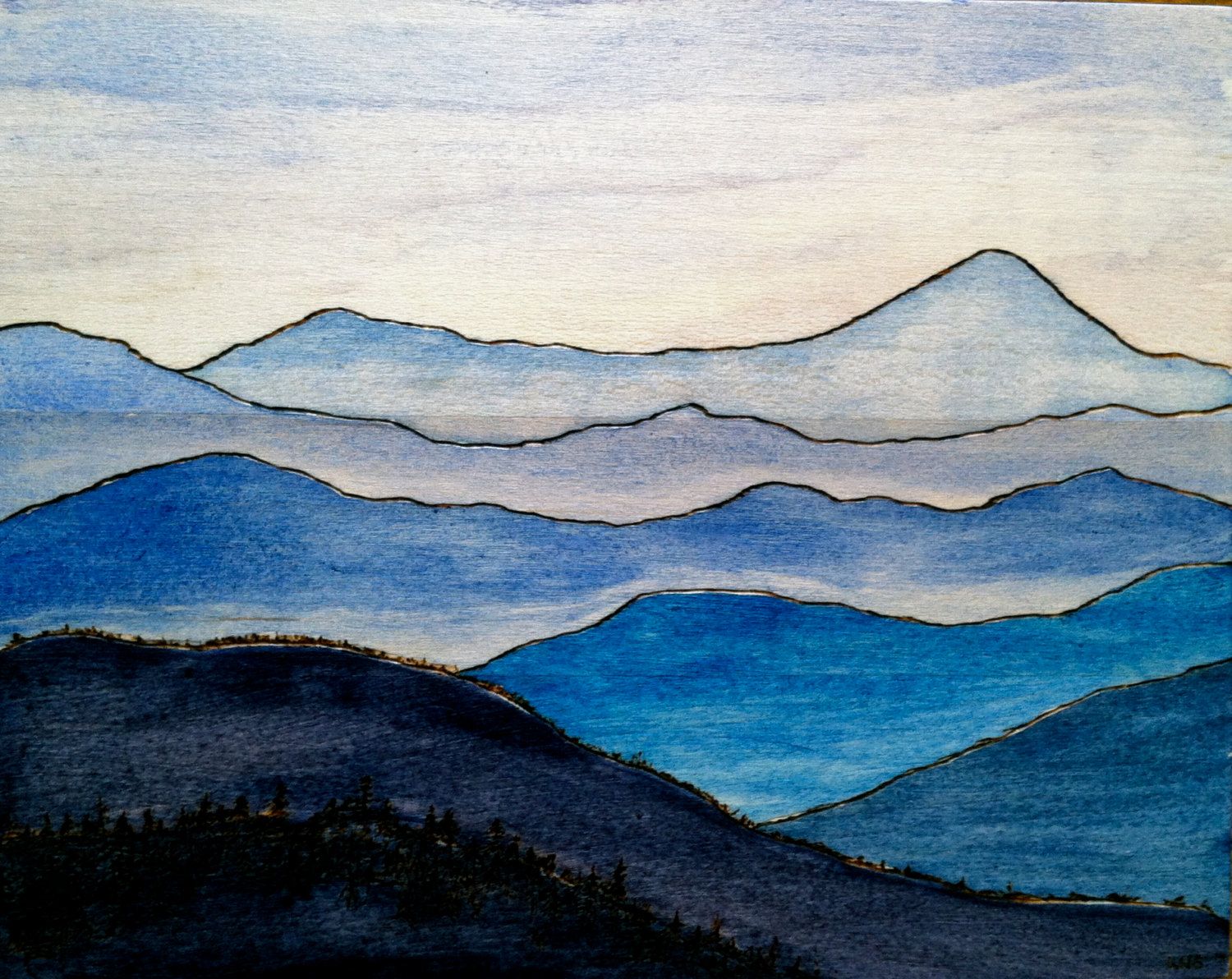 Blue Ridge Mountains Painting at Explore