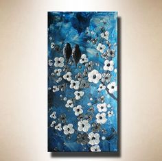 236x235 Abstract Tree Painting - Blue Tree Painting