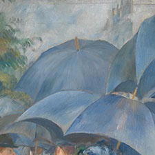 225x225 Renoir, The Umbrellas Colourlex - Blue Umbrella Painting