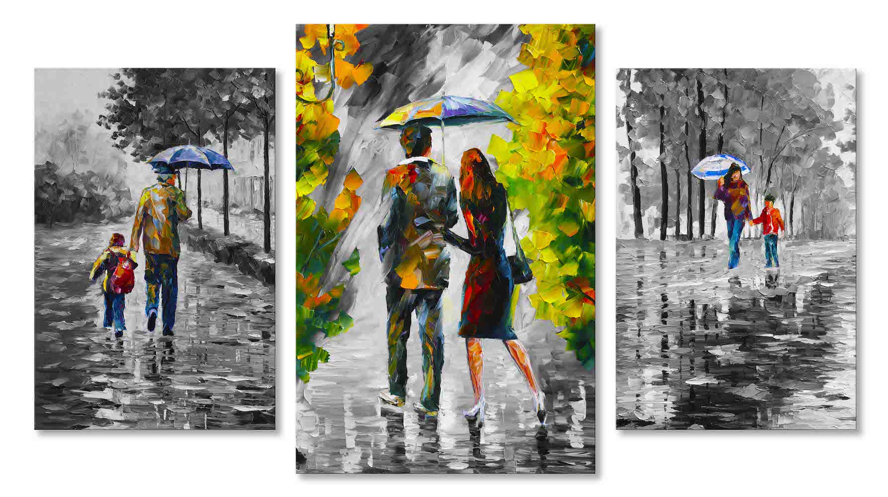 1788x1000 Under The Blue Umbrella - Blue Umbrella Painting