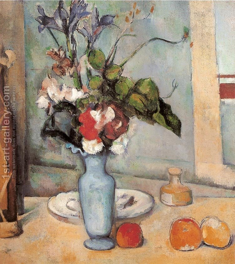 750x844 Blue Vase Paul Cezanne Reproduction 1st Art Gallery - Blue Vase Painting