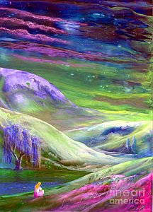 216x300 Blue Willow Paintings Fine Art America - Blue Willow Painting