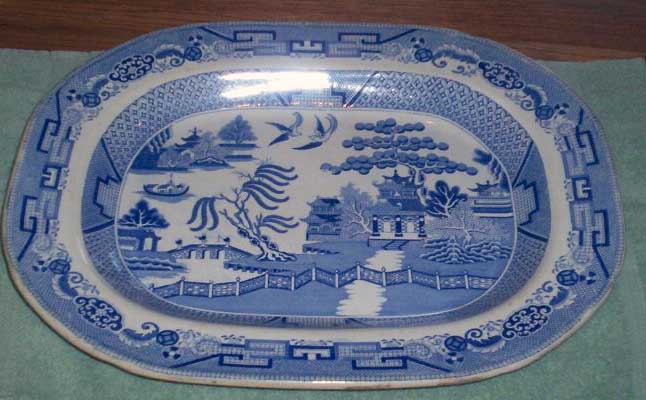 646x400 Blue Willow Dishes - Blue Willow Painting