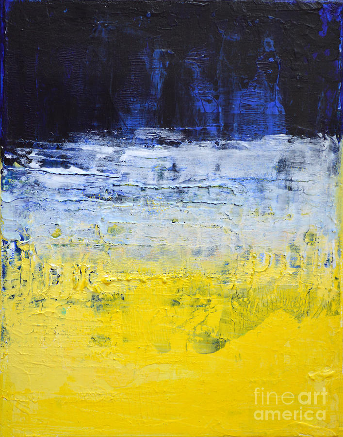 707x900 True Mind - Blue Yellow Painting
