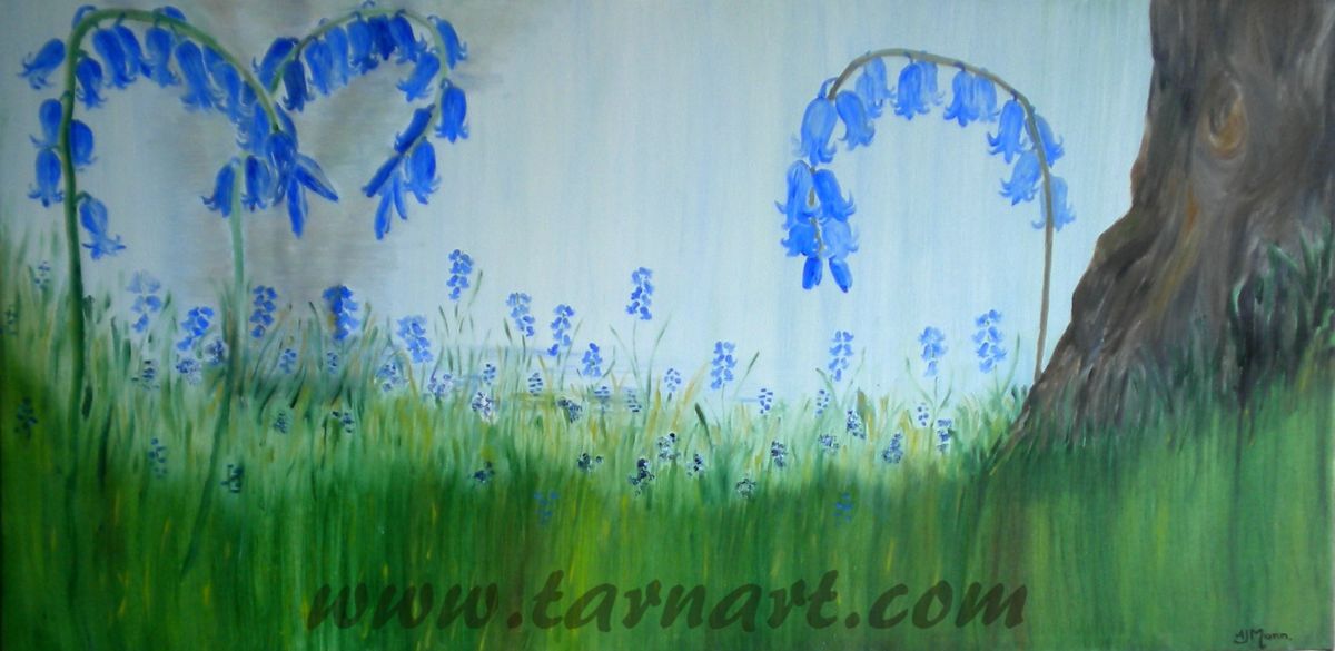 1200x585 Bluebell Woods (Tarnart) - Bluebell Painting