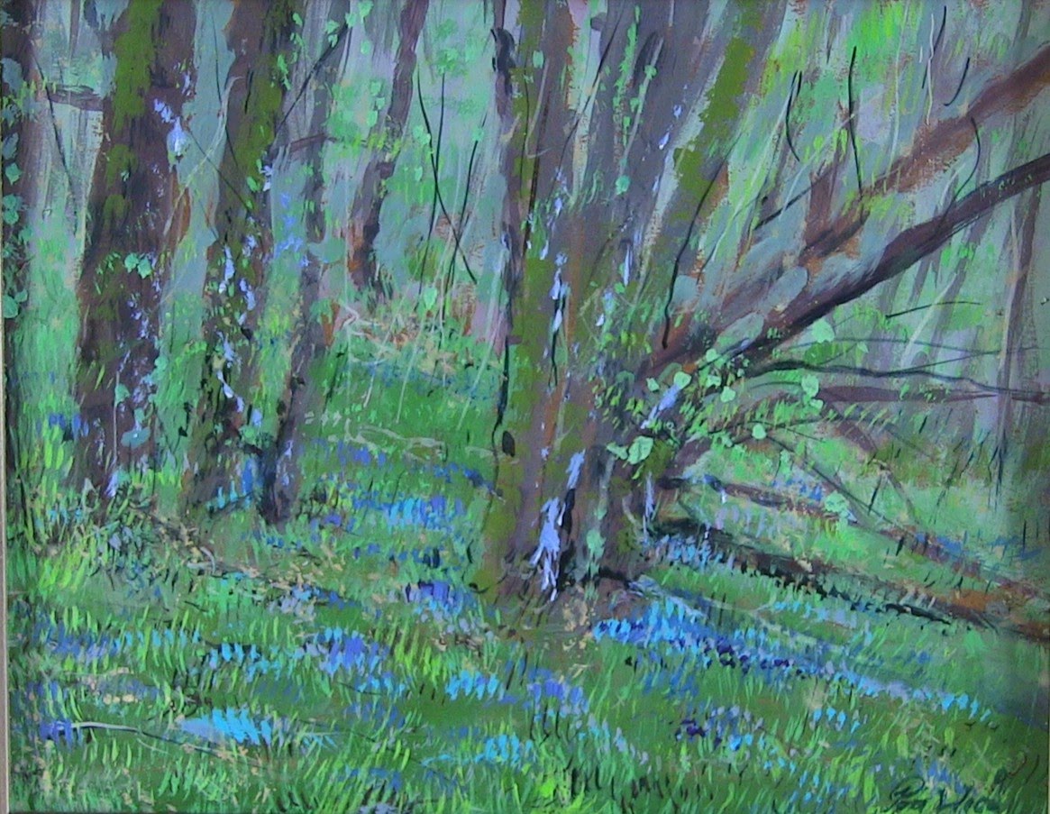 1165x903 Art Class - Bluebell Painting
