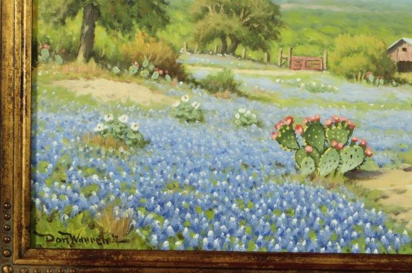 600x398 Don Warren Bluebonnet Time In Texas Oil Painting - Bluebonnet Oil Painting