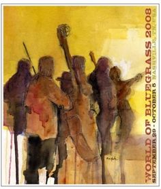 236x276 Appalachian Studio By Robert Yonke, The Bluegrass Painter - Bluegrass Painting