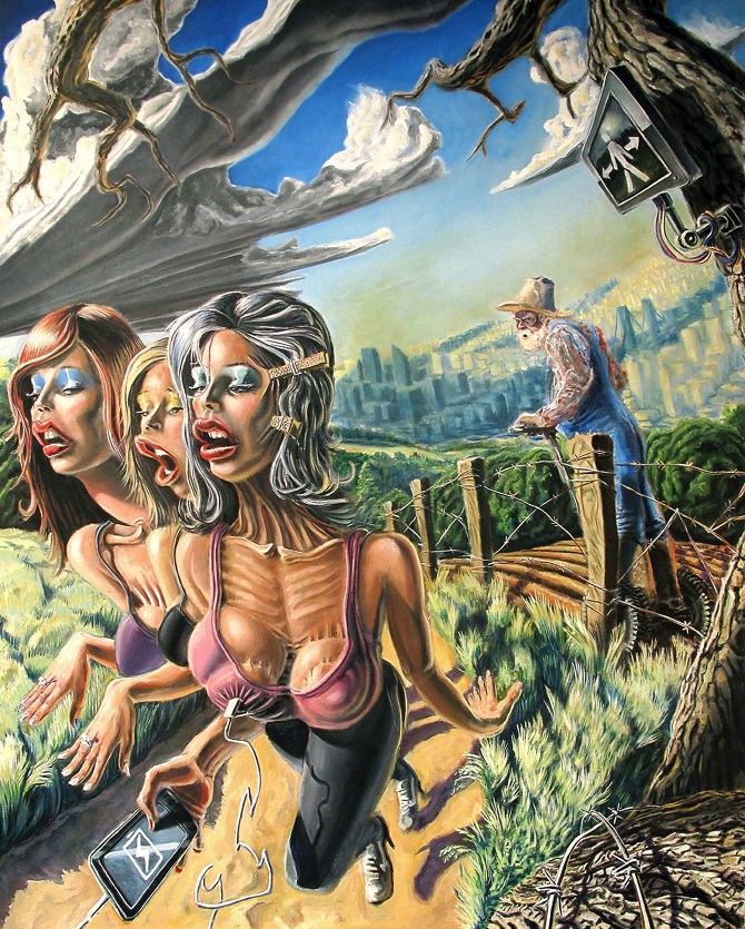 670x835 Paintings - Bluegrass Painting