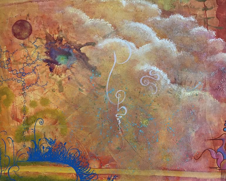 770x616 Saatchi Art Bluegrass Painting By Jessica Mcghee Olech - Bluegrass Painting