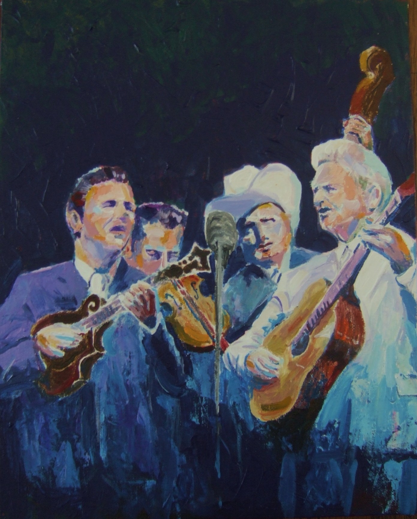1391x1734 Bluegrass Art By Joe Vandello - Bluegrass Painting