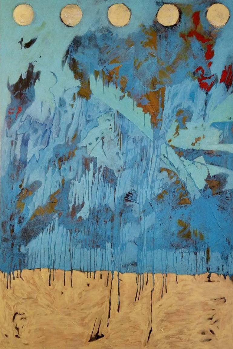 770x1152 Saatchi Art Blueprint For An Enigma Painting By Bill Reid - Blueprint Painting