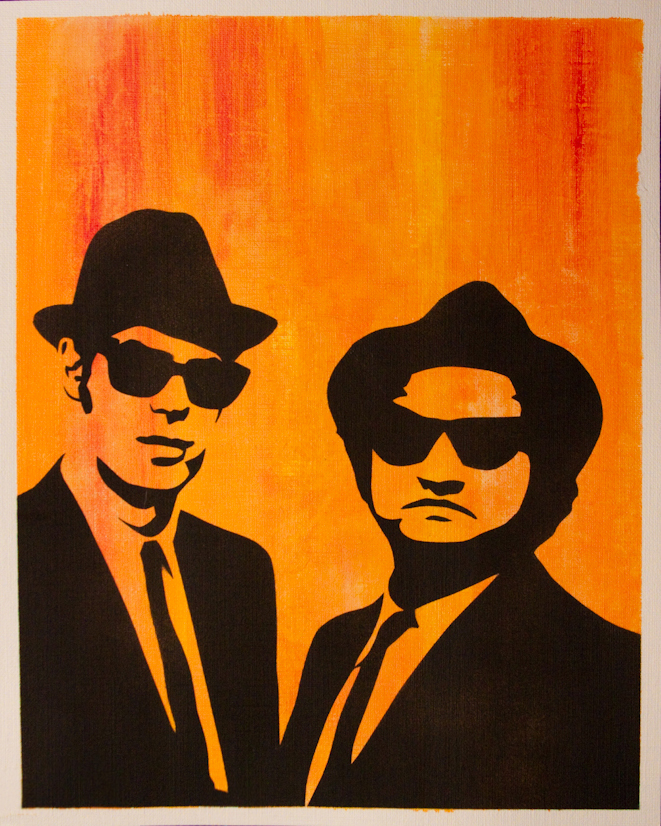 661x826 Blues Brothers By Captainmarsh - Blues Brothers Painting