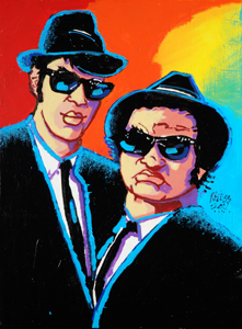 221x300 Art By Mpm Michael P. Maness Paintings Amp Artwork Gt Gallery - Blues Brothers Painting