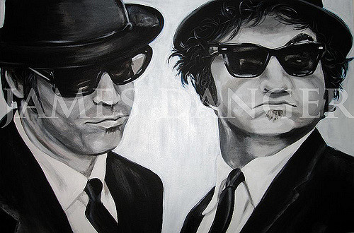 500x330 James Danger Blues Brothers Painting James Danger Blues - Blues Brothers Painting