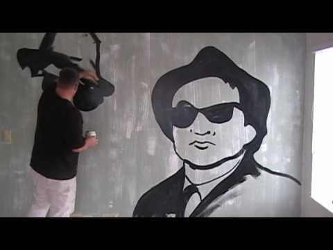 480x360 Bachelor Pad Ideas Movie Themed Room Blues Brothers - Blues Brothers Painting