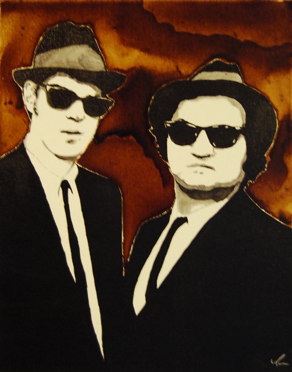 570x726 Best 152 The Blues Brothers Images On Blues Brothers - Blues Brothers Painting
