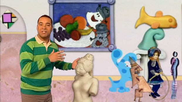 620x349 Art Appreciation Blue's Clues Wiki Fandom Powered By Wikia - Blues Clues Painting