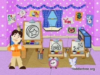 320x240 Summer Camp Session 2 Blue's Clues Toddler Tree - Blues Clues Painting