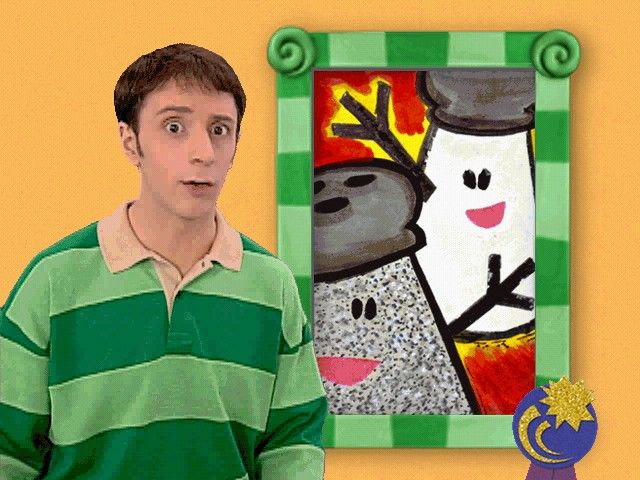 640x480 Blue's Clues Blue's Art Time Activities Screenshots For Windows - Blues Clues Painting