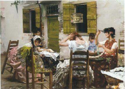 430x307 Robert Frederick Blum - Blum Painting