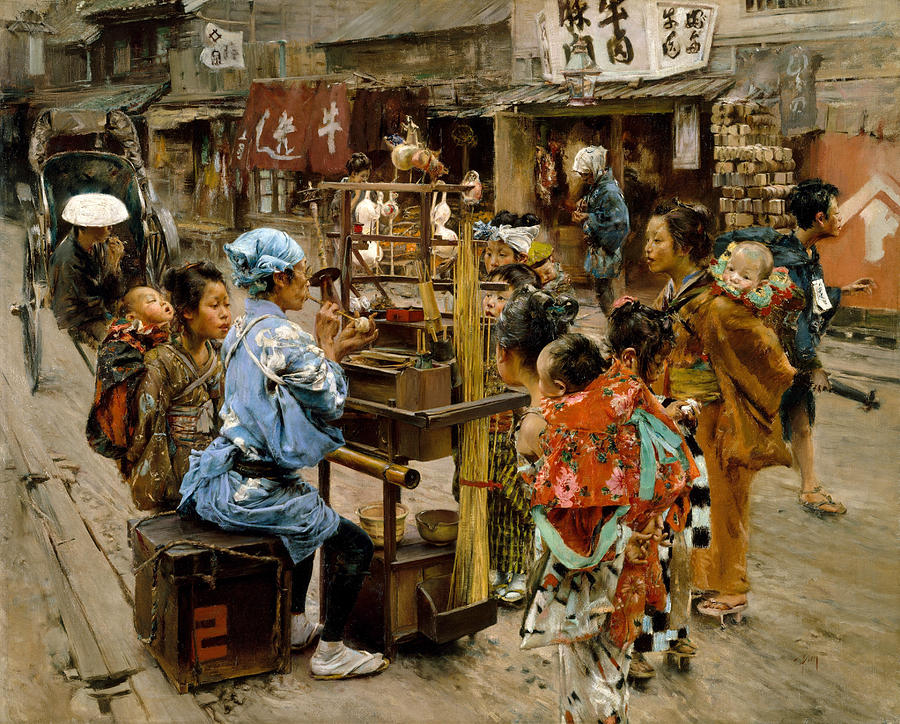 900x724 The Ameya Painting By Robert Frederick Blum - Blum Painting