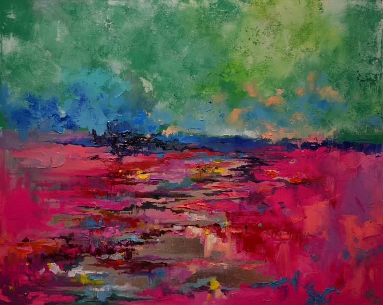 770x612 Saatchi Art Diamond Roads Painting By Zhanna Kondratenko - Bmf Painting