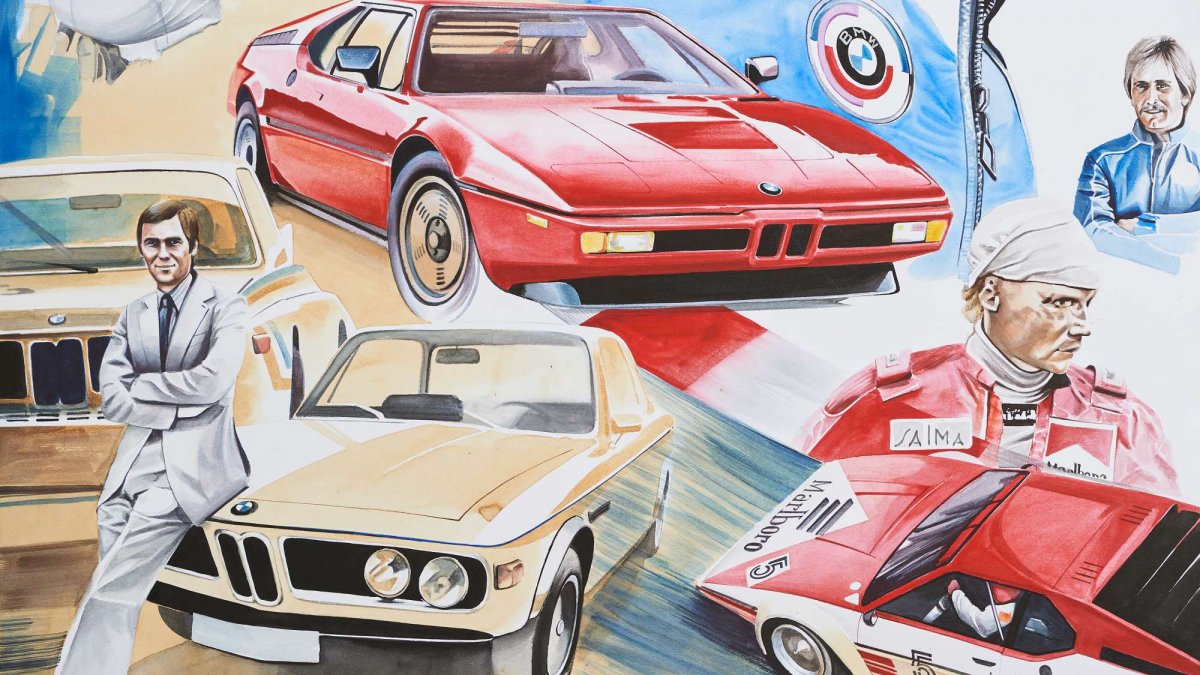 1200x675 The One Painting That Every Bmw Fan Should See The Blue Hero - Bmw Painting