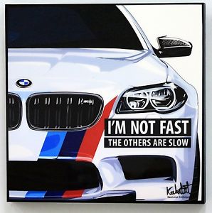 298x300 Car Bmw Canvas Quote Wall Decals Photo Painting Pop Art Poster Ebay - Bmw Painting