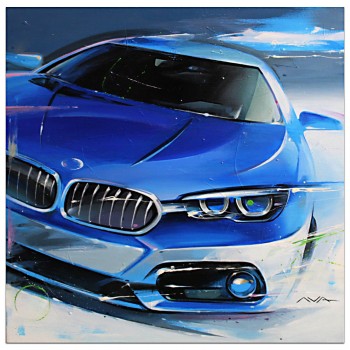350x350 Bmw Prints Posters And Paintings Historic Car Art - Bmw Painting