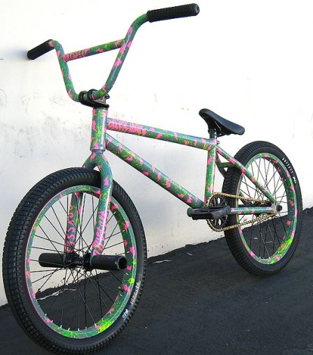 449x509 Gallery Of Spray Painted Bikes, This Reminds Me Of Something Lb - Bmx Painting