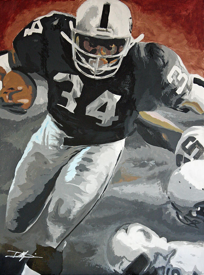 666x900 Bo Jackson Drawing By Don Medina - Bo Jackson Painting