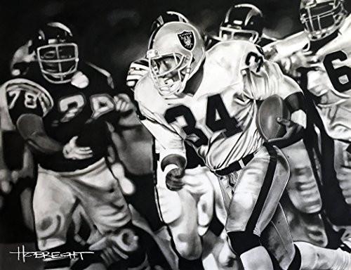 500x384 Action Jackson Feat. Bo Jackson Print Hobrecht - Bo Jackson Painting