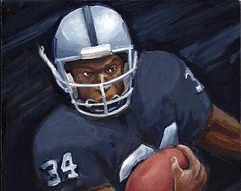 340x270 Bo Jackson Painting Etsy - Bo Jackson Painting