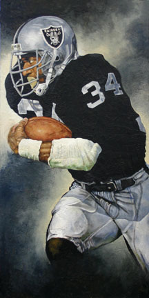 216x432 Paintings For Sale Bo Jackson Original Painting Artsyhome - Bo Jackson Painting