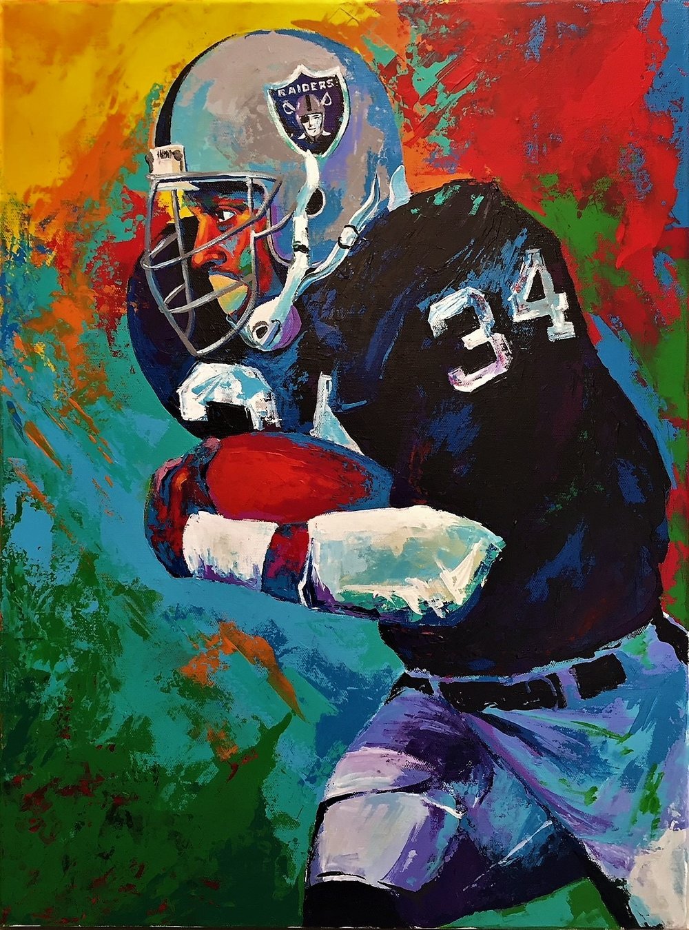 Bo Jackson Painting at PaintingValley.com | Explore collection of Bo ...