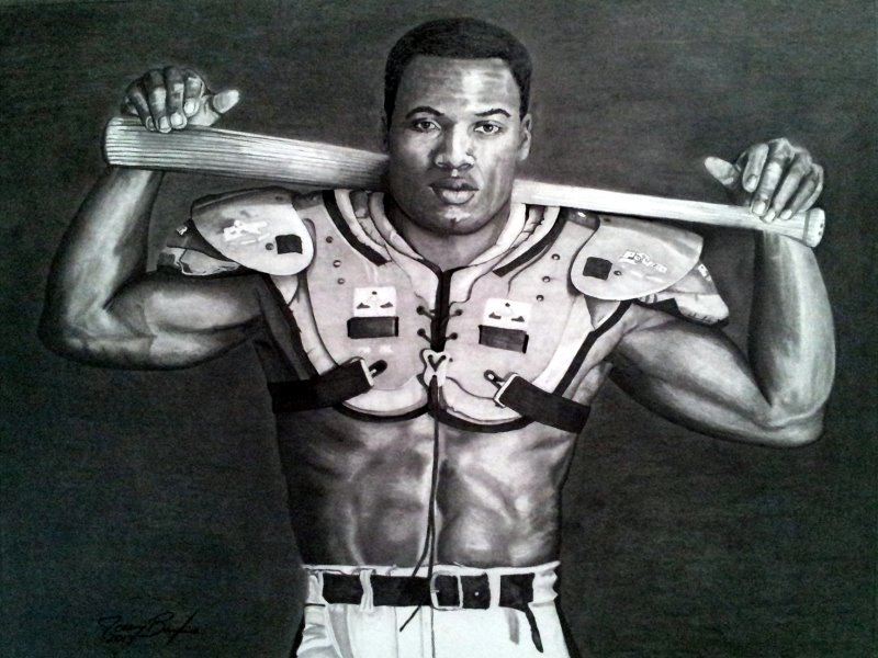 800x600 Bo Jackson - Bo Jackson Painting