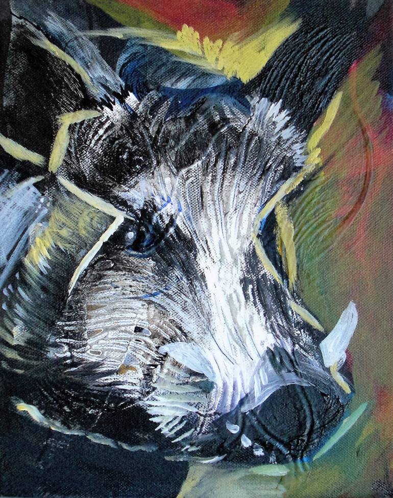 770x975 Saatchi Art Boar Painting By Cis Bakker - Boar Painting