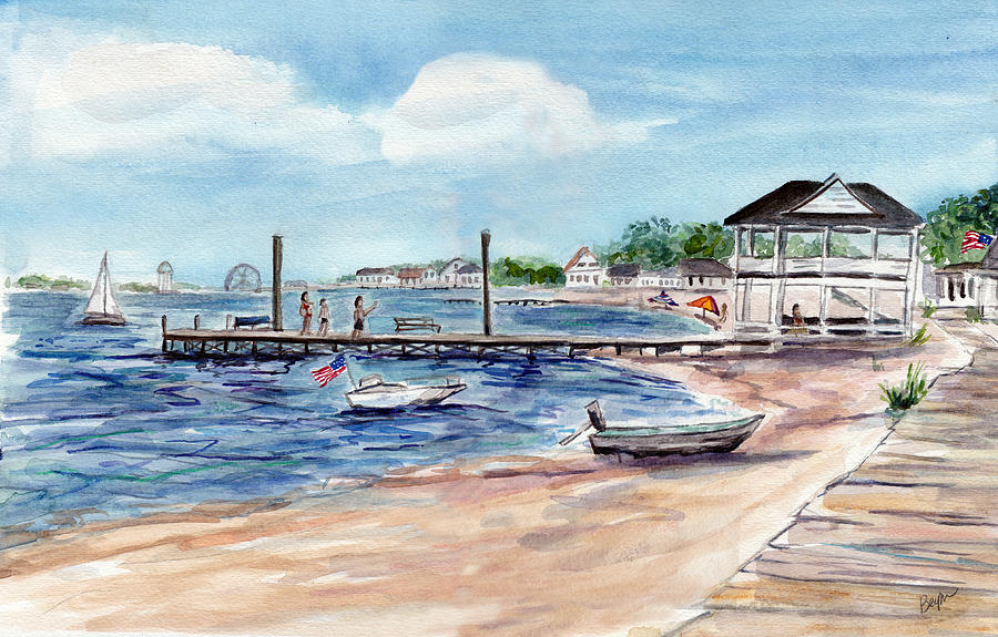 Boardwalk Painting at PaintingValley.com | Explore collection of ...