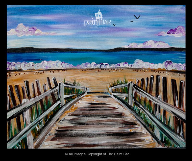 800x673 Maine Landscapes - Boardwalk Painting